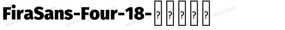 FiraSans-Four-18字体转换