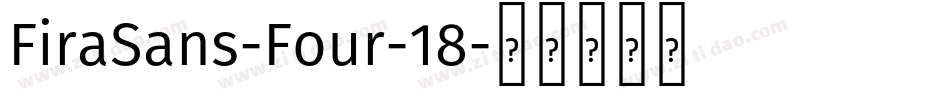FiraSans-Four-18字体转换
