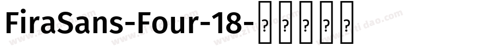FiraSans-Four-18字体转换
