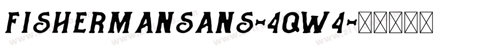 FishermanSans-4qW4字体转换