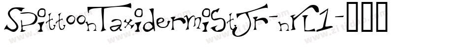 SpittoonTaxidermistJr-nRl1字体转换