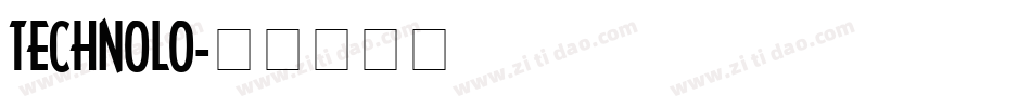 TECHNOLO字体转换