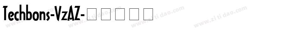 Techbons-VzAZ字体转换