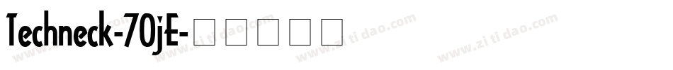 Techneck-7OjE字体转换