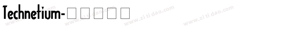 Technetium字体转换