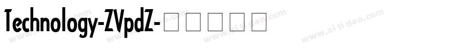 Technology-ZVpdZ字体转换