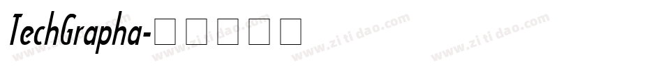 TechGrapha字体转换