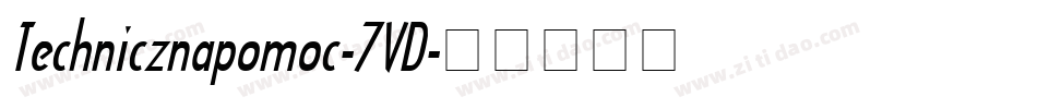 Technicznapomoc-7VD字体转换