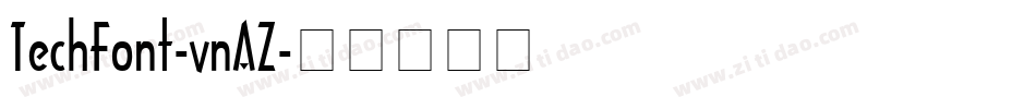 TechFont-vnAZ字体转换