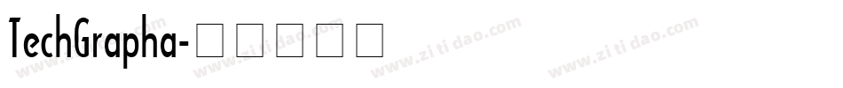 TechGrapha字体转换