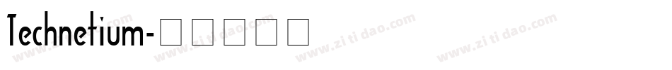 Technetium字体转换