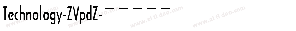 Technology-ZVpdZ字体转换