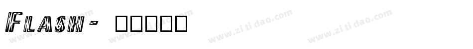 Flash字体转换