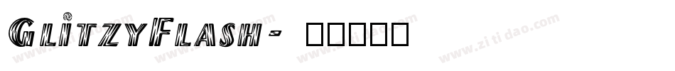 GlitzyFlash字体转换