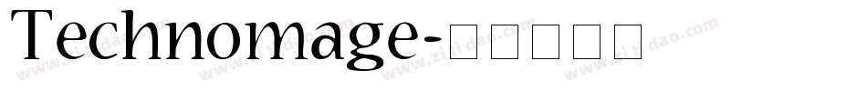 Technomage字体转换