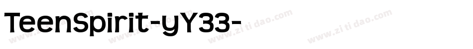 TeenSpirit-yY33字体转换