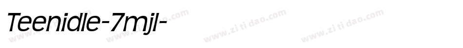Teenidle-7mjl字体转换