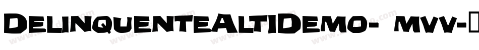 DelinquenteAltIDemo-5mvv字体转换