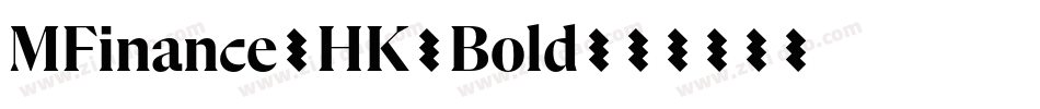 MFinance-HK-Bold字体转换