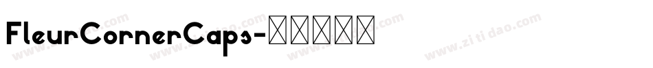 FleurCornerCaps字体转换