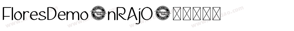 FloresDemo-nRAjO字体转换