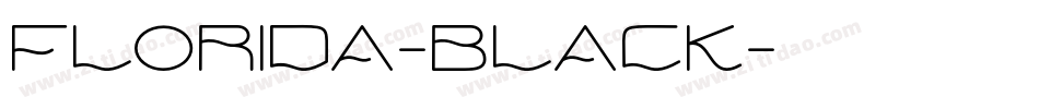 Florida-Black字体转换