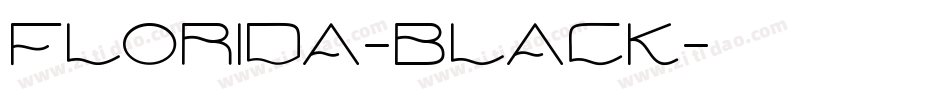 Florida-Black字体转换