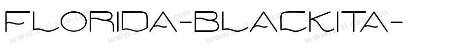 Florida-BlackIta字体转换