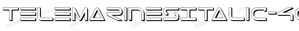 TeleMarinesItalic-4Owp字体转换