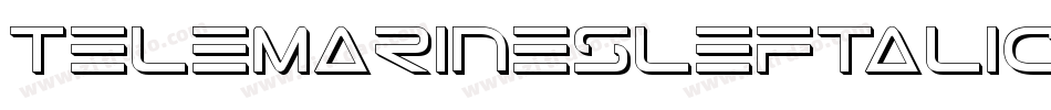 TeleMarinesLeftalic-ez6m字体转换