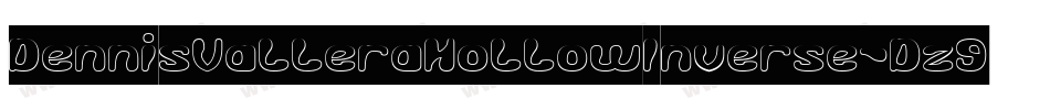 DennisValleraHollowInverse-Dz9E字体转换