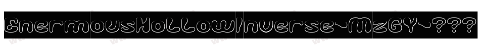 EnermousHollowInverse-MzGY字体转换