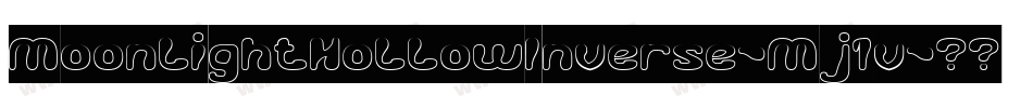 MoonlightHollowInverse-Mj1v字体转换