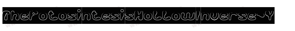 ThefotosintesisHollowInverse-YzqMa字体转换