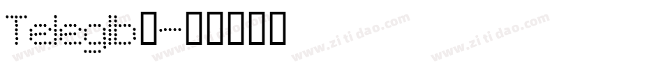 Teleglb_字体转换