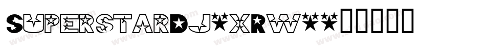 SuperstarDj-xRw0字体转换