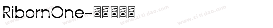 RibornOne字体转换