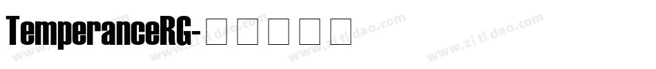 TemperanceRG字体转换