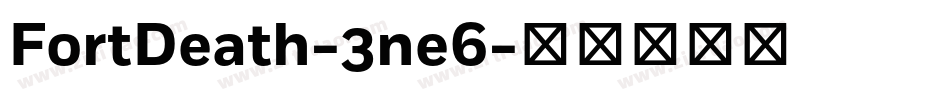 FortDeath-3ne6字体转换