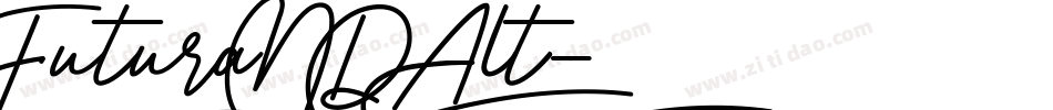 FuturaNDAlt字体转换