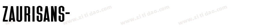 ZauriSans字体转换