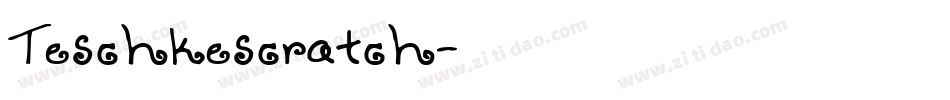 Teschkescratch字体转换