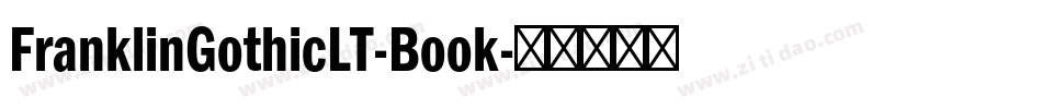 FranklinGothicLT-Book字体转换