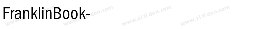 FranklinBook字体转换