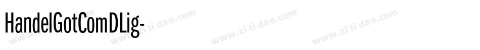 HandelGotComDLig字体转换