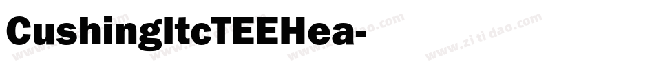 CushingItcTEEHea字体转换