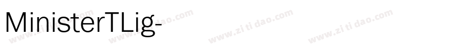 MinisterTLig字体转换