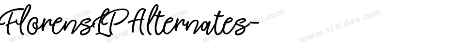 FlorensLPAlternates字体转换