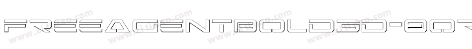 FreeAgentBold3D-8oRM字体转换