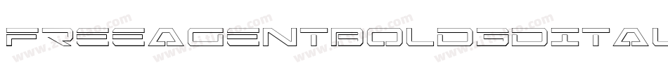 FreeAgentBold3DItalic-Y7Aq字体转换